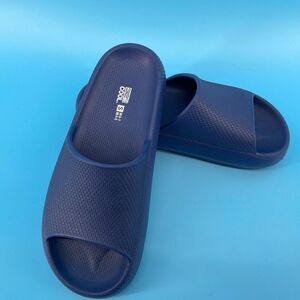 32 Degrees Cool Cushion Sliders Blue Sandals Small Womens 6-7 Mens‎ 4-5 Unisex